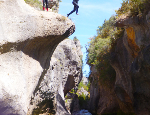 CUENCA. Descenso de barrancos en la serranía.