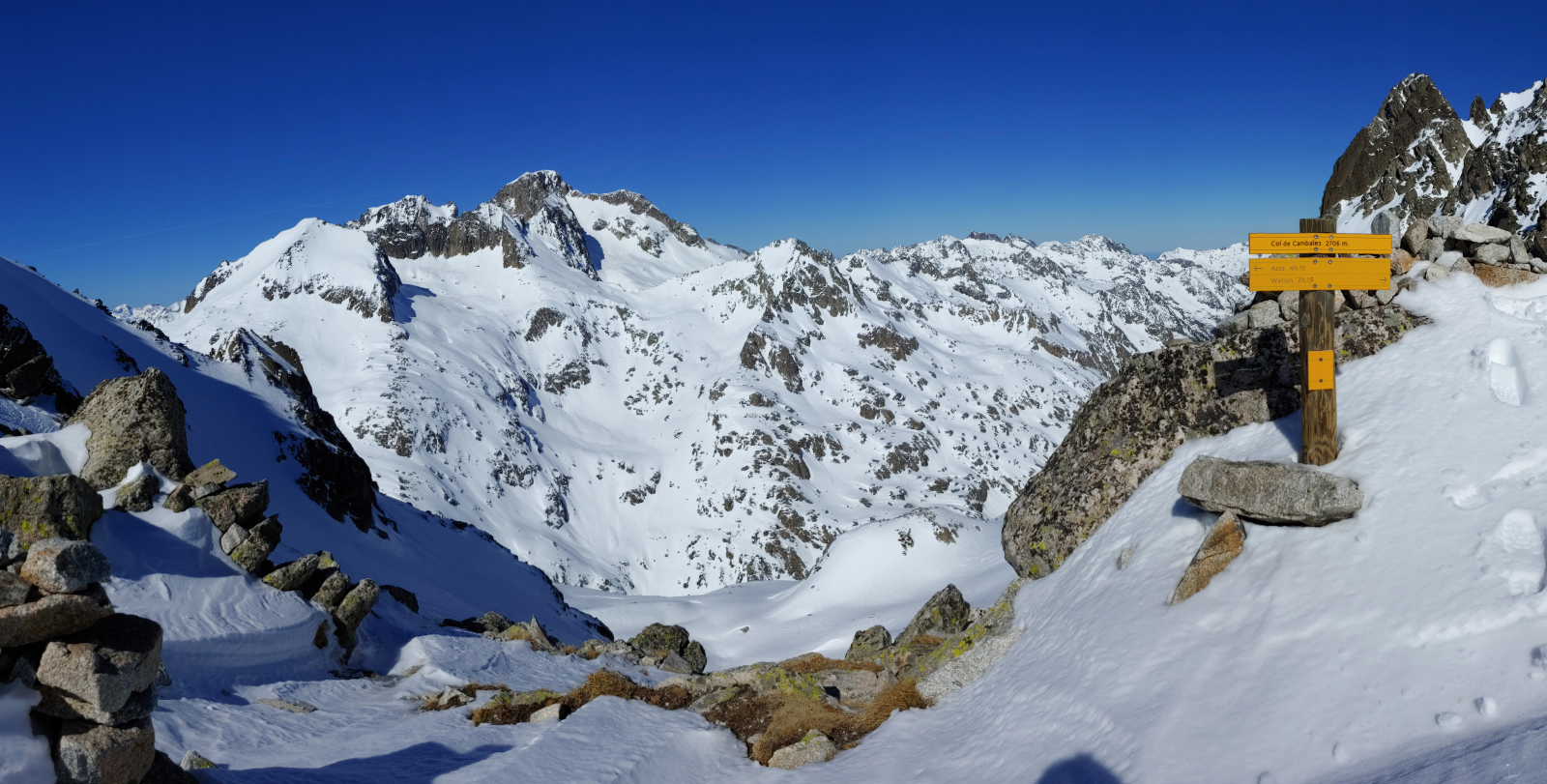 Panorámica del Balaitous desde el Col du Cambales